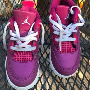 Raspberry Pink Jordan’s size 10c